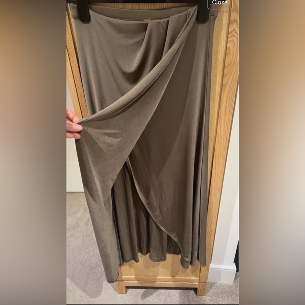 Free People Olive Skirt